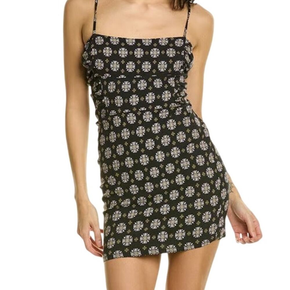new Intimately Free People small Center of Attention floral mini dress D4 3032